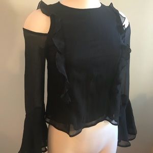 🎀NEW🎀HOLLISTER Cold Shoulder Boho Blouse